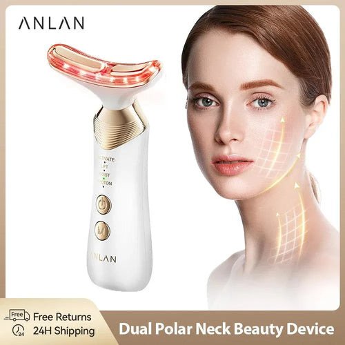 24K Gold Dual Polar Neck Beauty Device