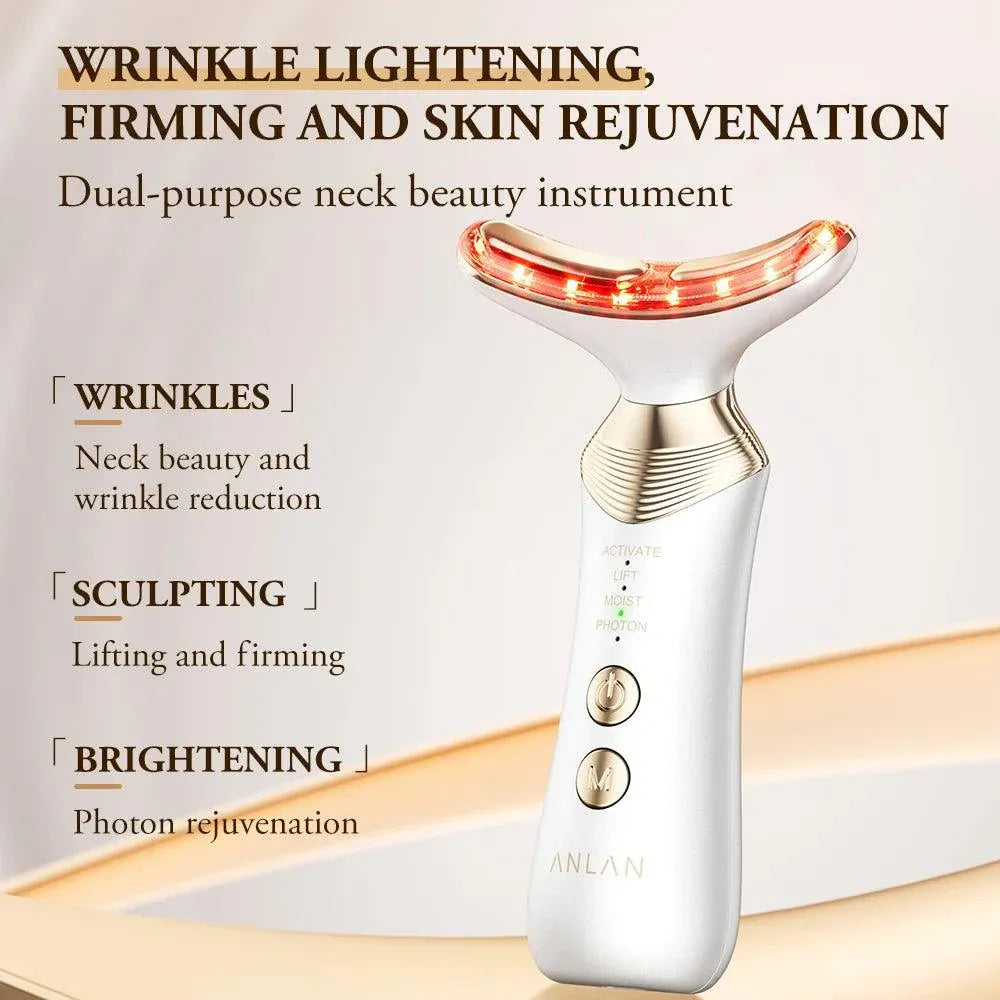 24K Gold Dual Polar Neck Beauty Device