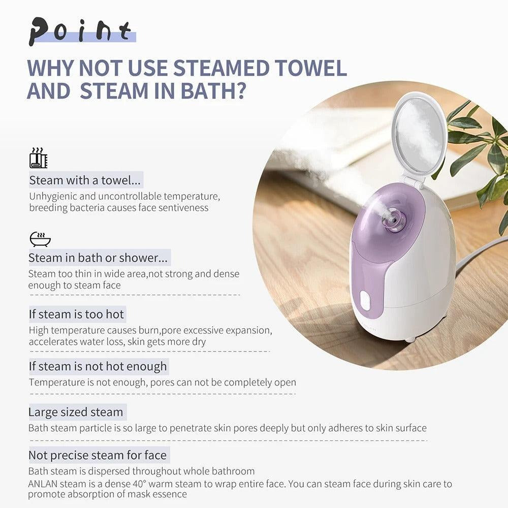 （American Standard）Hot Nano Facial Steamers home facial