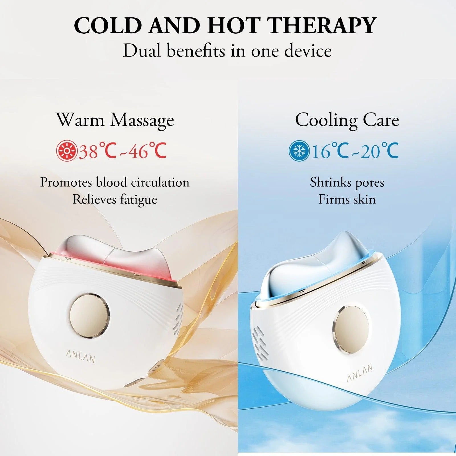 【46℃ warm】EMS Microcurrent Gua Sha Facial Tools