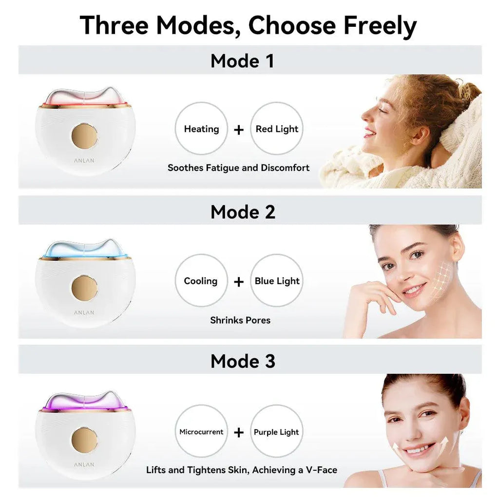 【46℃ warm】EMS Microcurrent Gua Sha Facial Tools