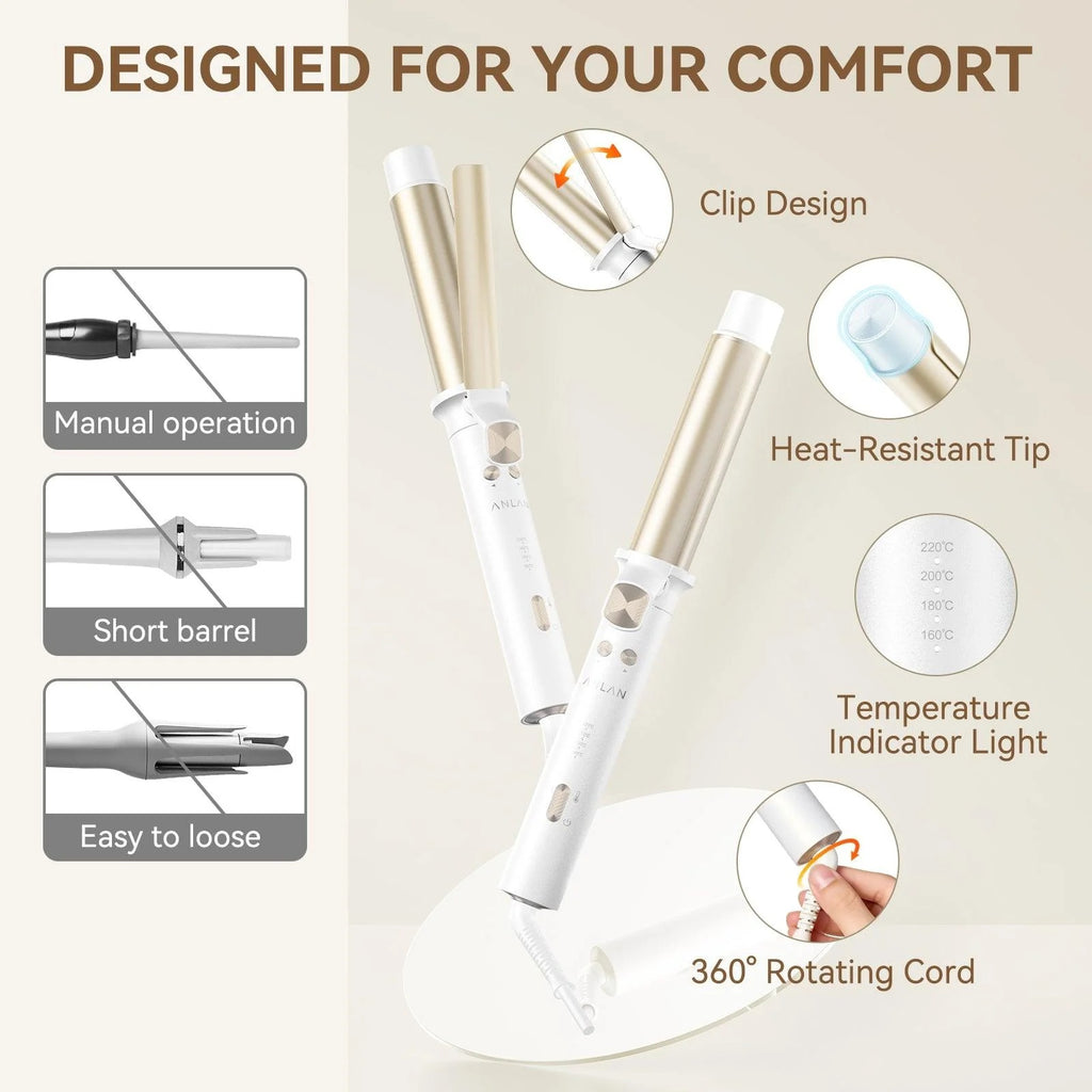 【European-standard plugs】Automatic Hair Curler