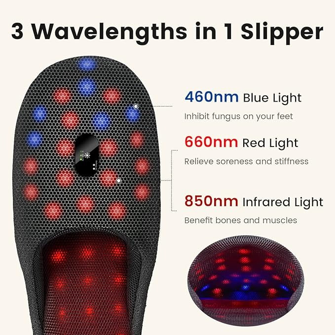 Red light slippers