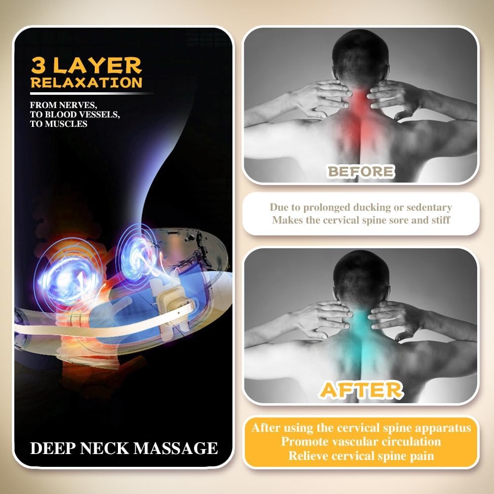 EMS & Heat Neck Massager