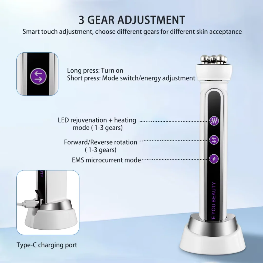 SkinLift – 3-in-1 EMS & Heat Facial Roller
