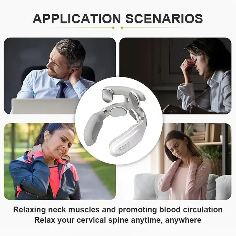 EMS & Heat Neck Massager